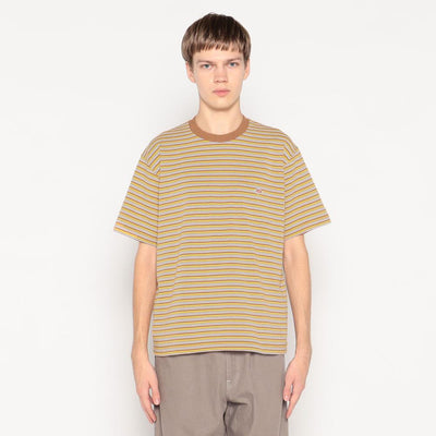 MEN'S STRIPE SHORT SLEEVE POCKET T-SHIRT