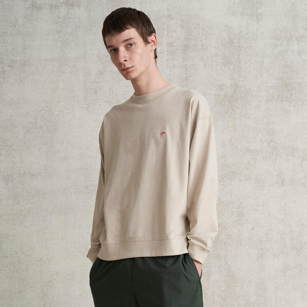 MEN'S PLAIN LONG SLEEVE T-SHIRT RIB