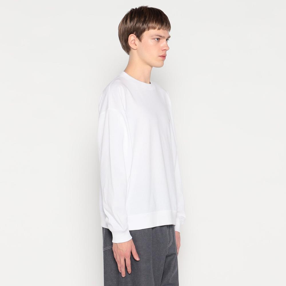 MEN'S PLAIN LONG SLEEVE T-SHIRT RIB