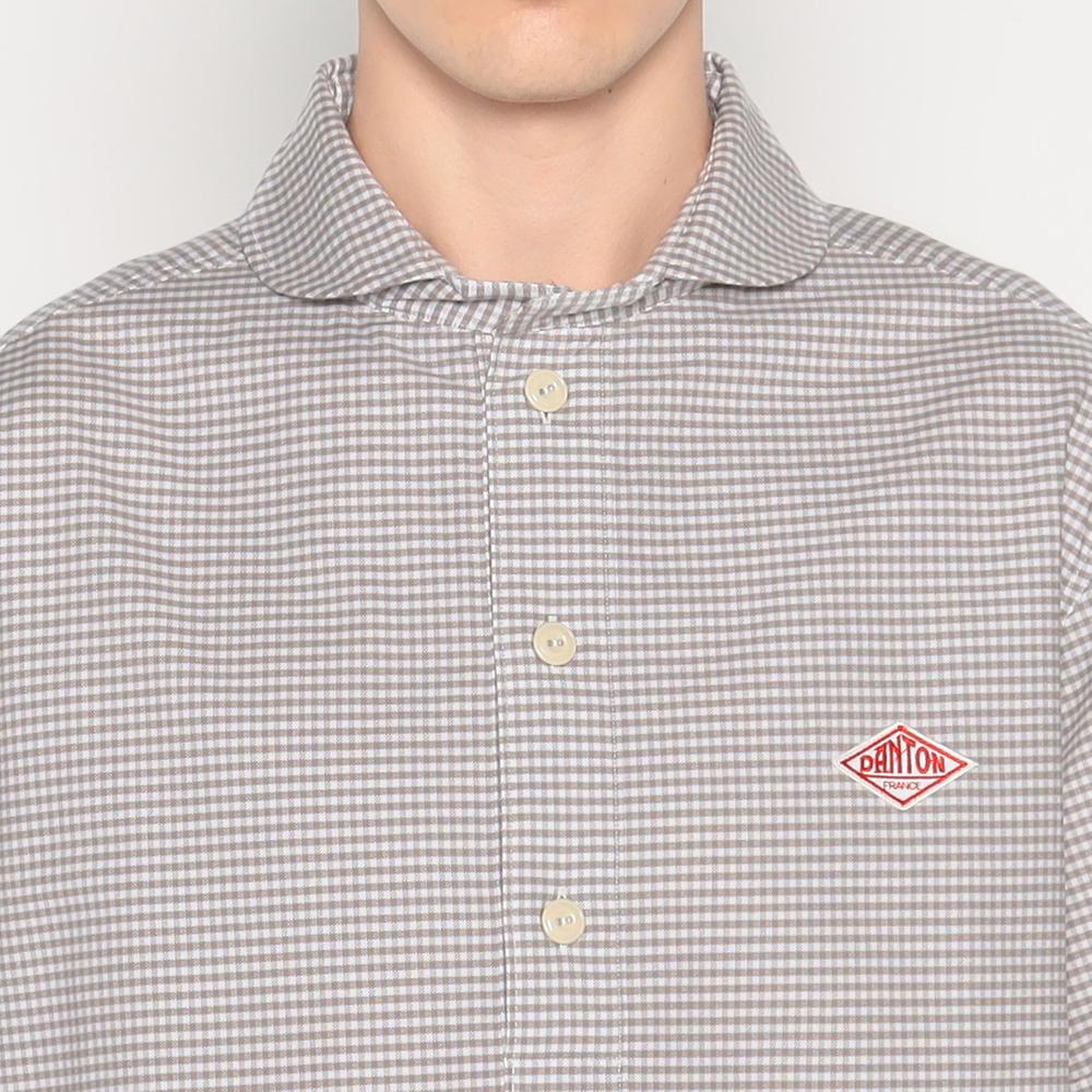 MEN'S OXFORD ROUND COLLAR PULLOVER SHIRT S/S