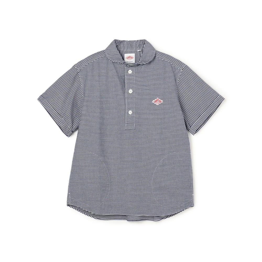MEN'S OXFORD ROUND COLLAR PULLOVER SHIRT S/S