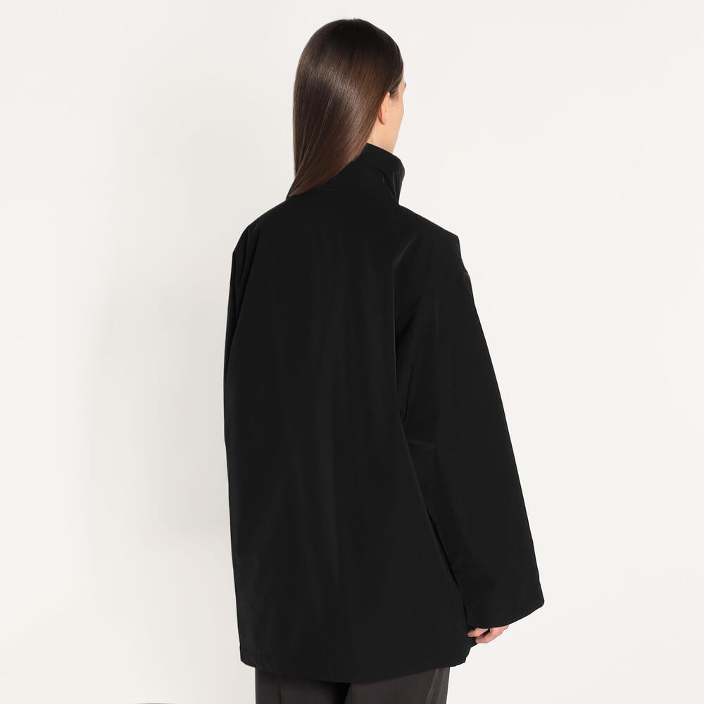 WOMEN'S POLYESTER TWILL INSULATION STAND COLLAR JACKET