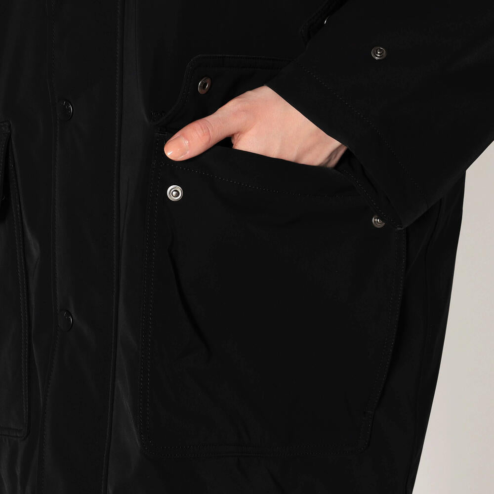 WOMEN'S POLYESTER TWILL INSULATION STAND COLLAR JACKET