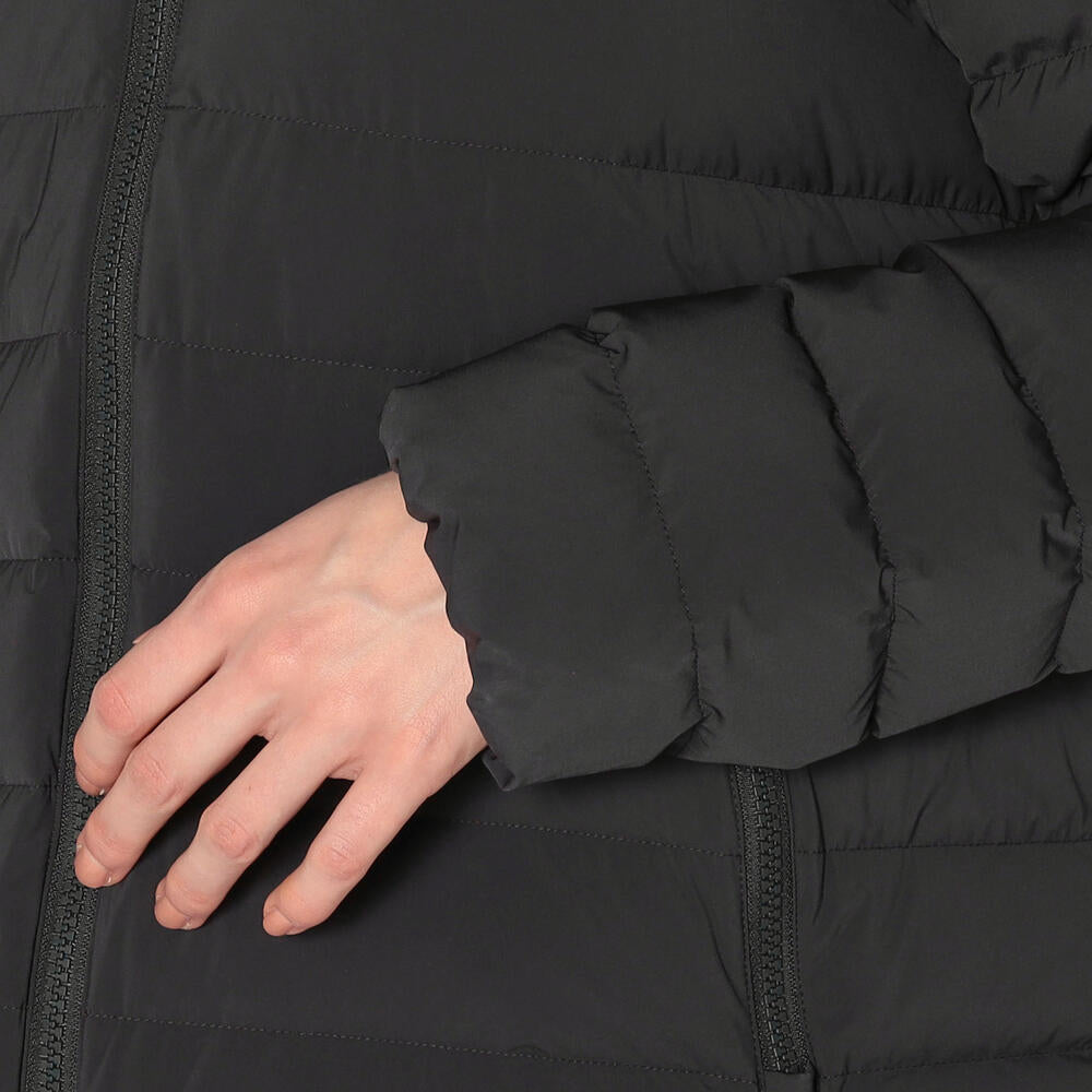WOMEN'S STRETCH NYLON MIDDLE DOWN HOODED JACKET