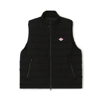 WOMEN'S STRETCH NYLON MIDDLE DOWN STAND COLLAR VEST