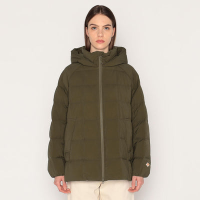 WOMEN'S STRETCH NYLON SQUARE QUILTED DOWN JACKET