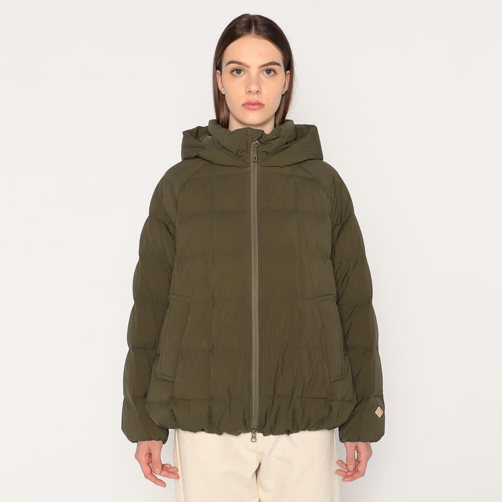 WOMEN'S STRETCH NYLON SQUARE QUILTED DOWN JACKET