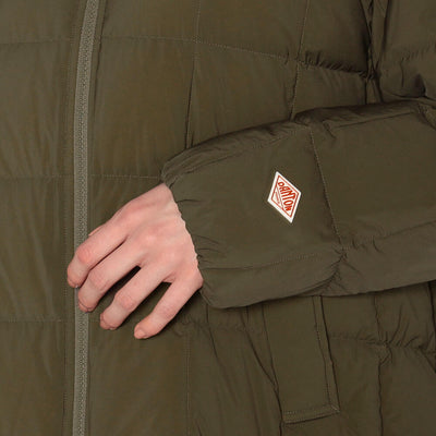 WOMEN'S STRETCH NYLON SQUARE QUILTED DOWN JACKET