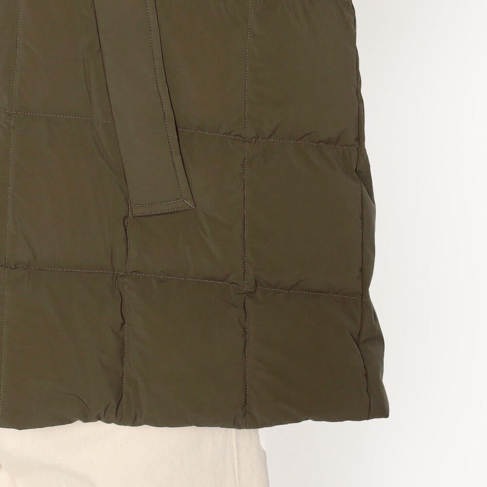 WOMEN'S STRETCH NYLON SQUARE QUILTED DOWN JACKET