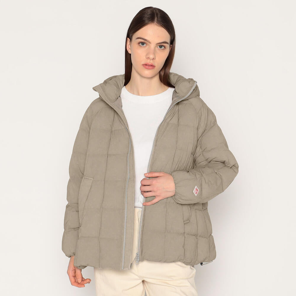 WOMEN'S STRETCH NYLON SQUARE QUILTED DOWN JACKET