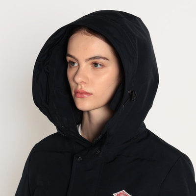 WOMEN'S FAUX FUR HOODED DOWN JACKET