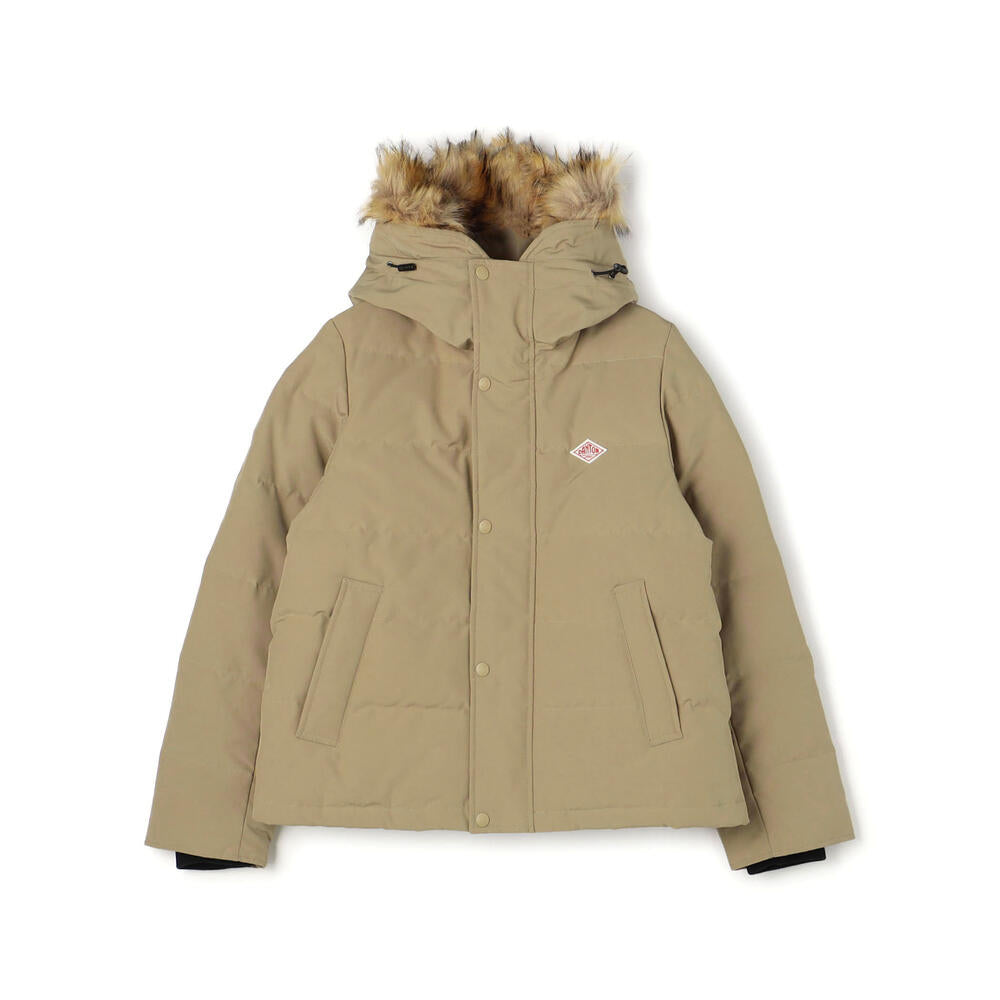 WOMEN'S FAUX FUR HOODED DOWN JACKET