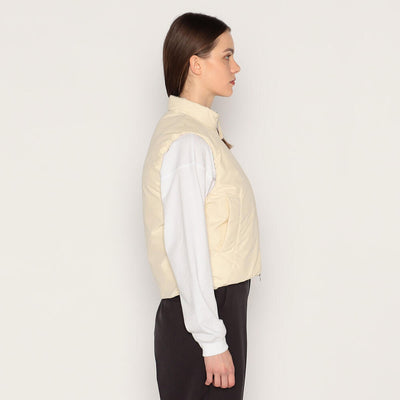 WOMEN'S HIGH LOFT DOWN STAND COLLAR VEST