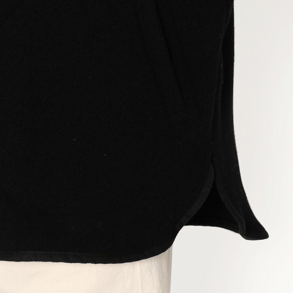 WOMEN'S WOOL LIGHT PILE HOODED JACKET