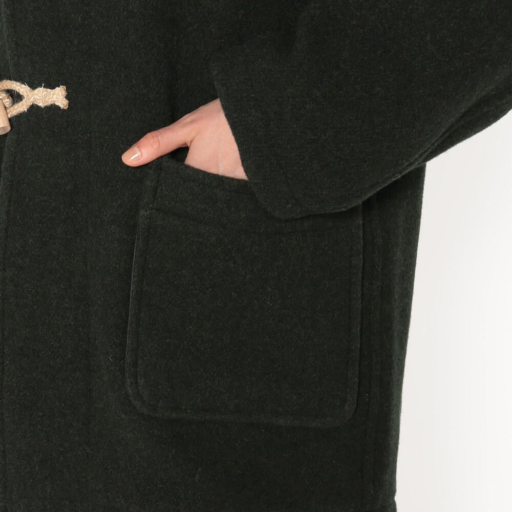 WOMEN'S WOOL LIGHT PILE DUFFEL COAT
