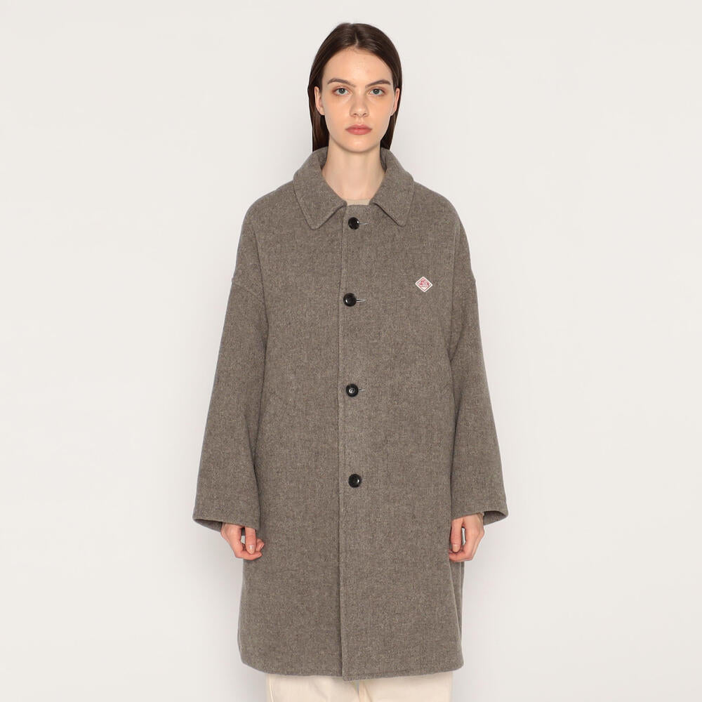 WOMEN'S WOOL LIGHT PILE LONG COAT