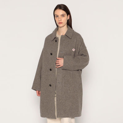 WOMEN'S WOOL LIGHT PILE LONG COAT