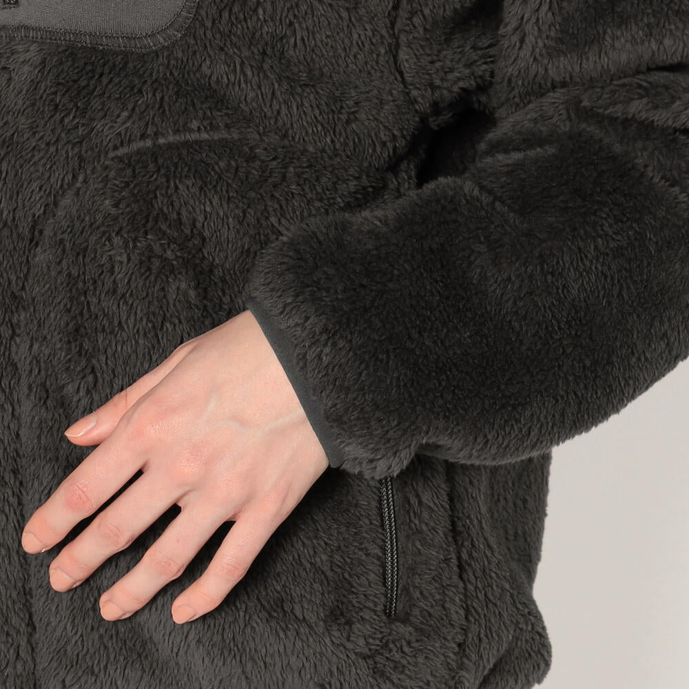 WOMEN'S HIGH PILE FLEECE ZIP JACKET