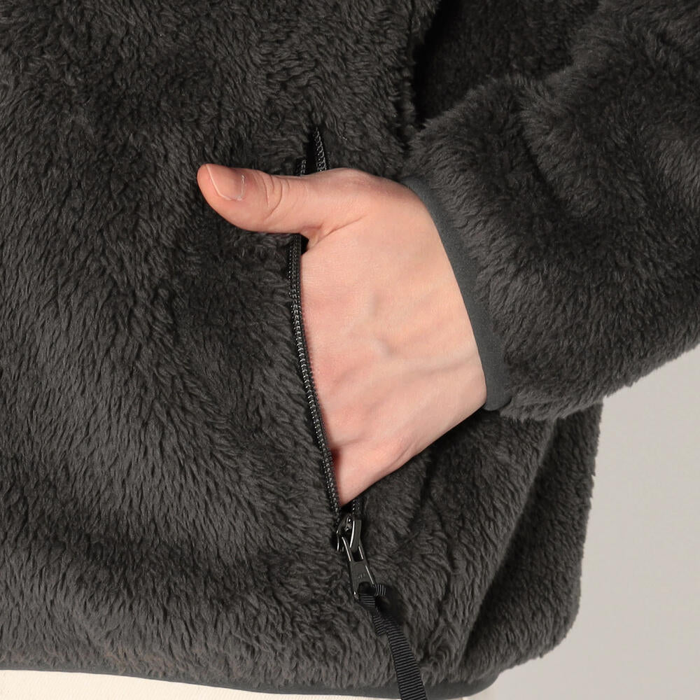 WOMEN'S HIGH PILE FLEECE ZIP JACKET