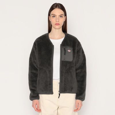WOMEN'S HIGH PILE FLEECE ZIP JACKET