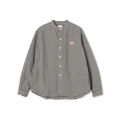 WOMEN'S OXFORD BAND COLLAR SHIRT