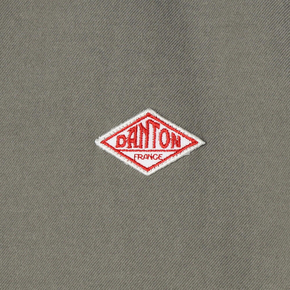 WOMEN'S COTTON FLANNEL BAND COLLAR SHIRT