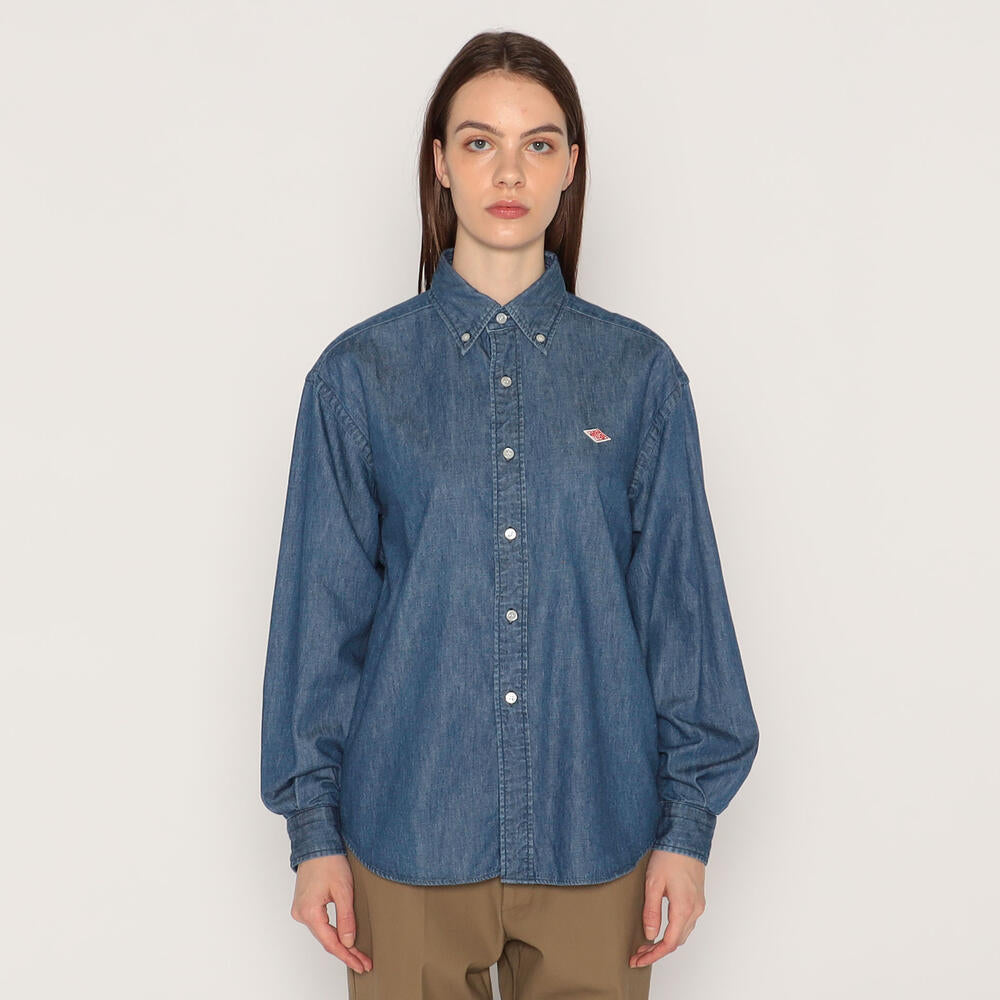 WOMEN'S LIGHT DENIM B.D SHIRT
