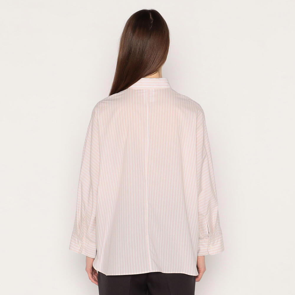 WOMEN'S ROUND COLLAR DOLMAN SLEEVE SHIRT