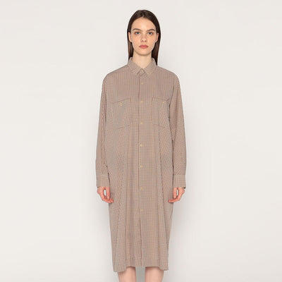 WOMEN'S DOLMAN SLEEVE WORK SHIRT DRESS