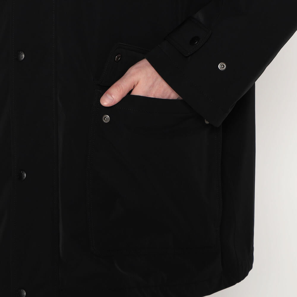 MEN'S POLYESTER TWILL INSULATION STAND COLLAR JACKET
