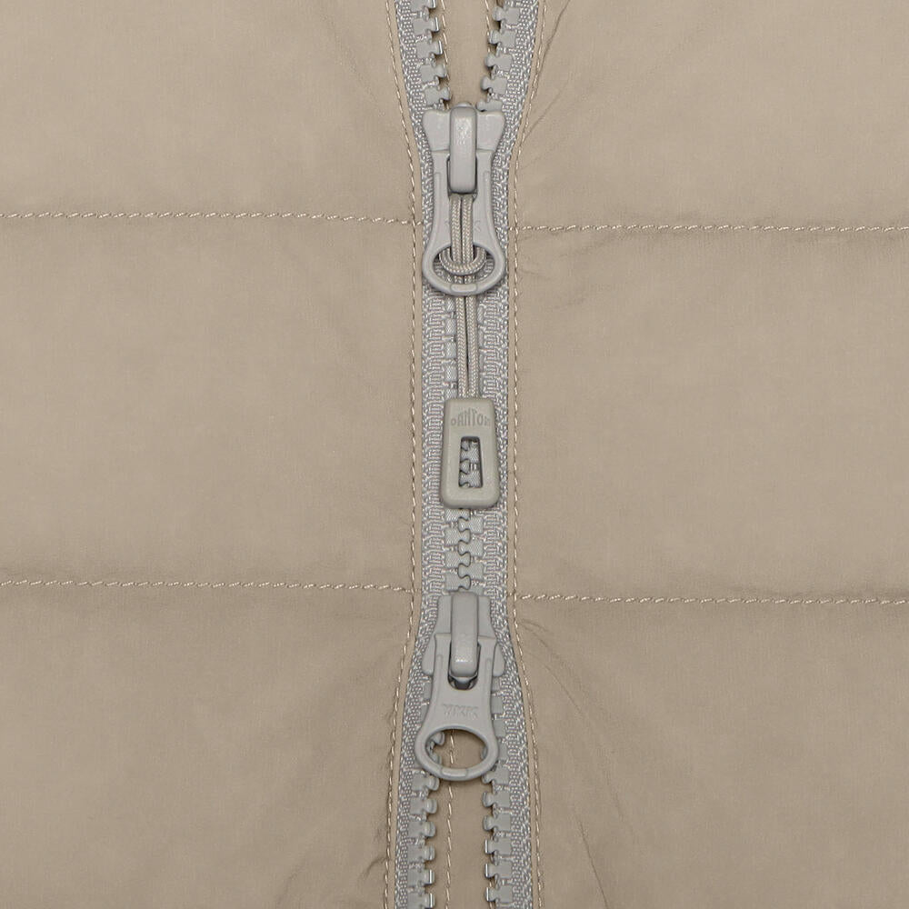 MEN'S STRETCH NYLON MIDDLE DOWN HOODED JACKET