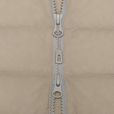 MEN'S STRETCH NYLON MIDDLE DOWN HOODED JACKET