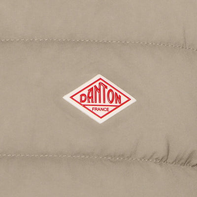 MEN'S STRETCH NYLON MIDDLE DOWN HOODED JACKET