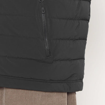 MEN'S STRETCH NYLON MIDDLE DOWN STAND COLLAR VEST