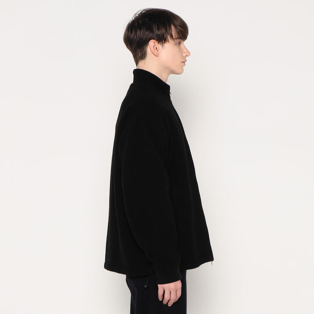 MEN'S WOOL LIGHT PILE STAND COLLAR BLOUSON