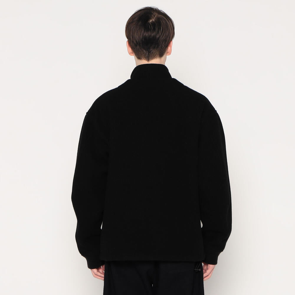 MEN'S WOOL LIGHT PILE STAND COLLAR BLOUSON