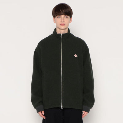 MEN'S WOOL LIGHT PILE STAND COLLAR BLOUSON