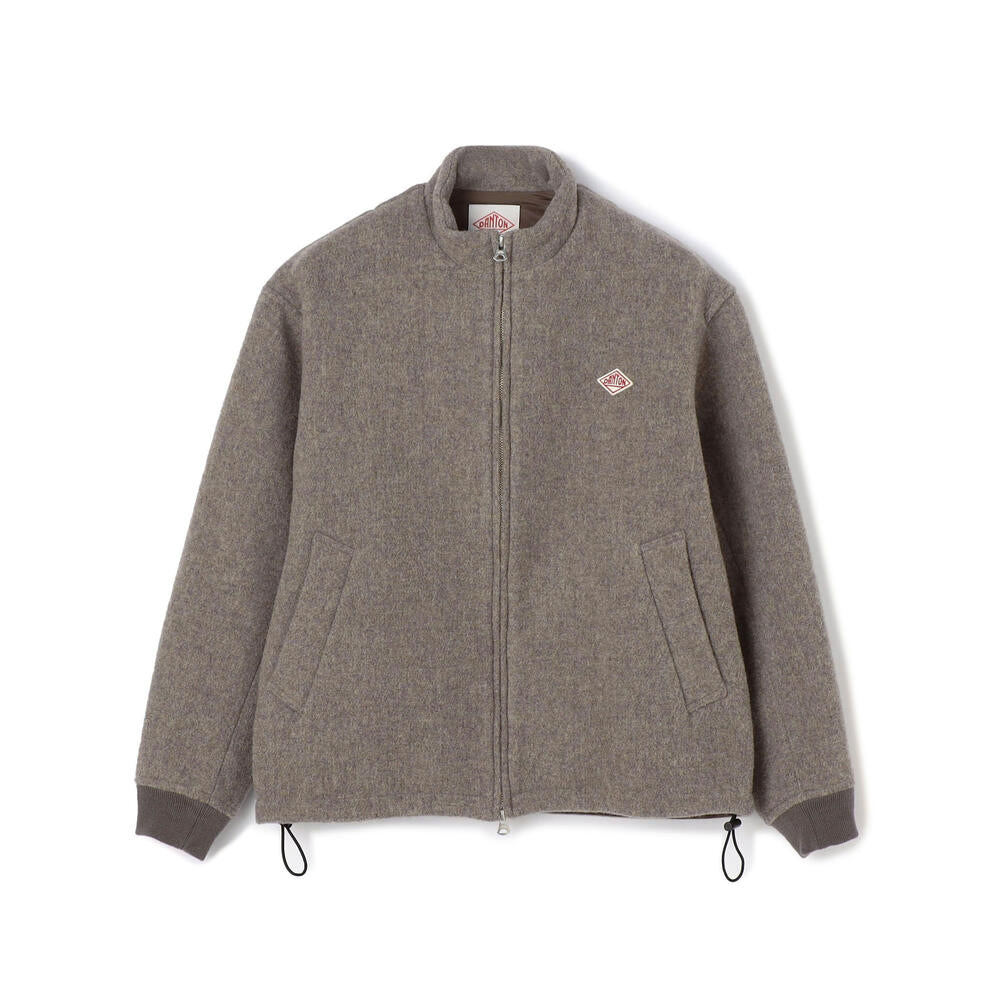 MEN'S WOOL LIGHT PILE STAND COLLAR BLOUSON