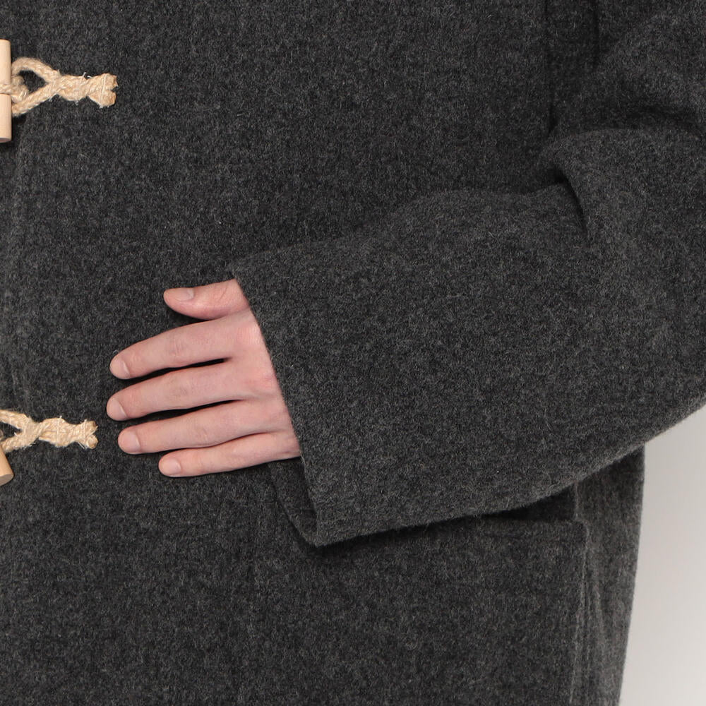 MEN'S WOOL LIGHT PILE DUFFEL COAT