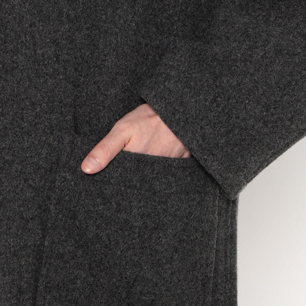 MEN'S WOOL LIGHT PILE DUFFEL COAT