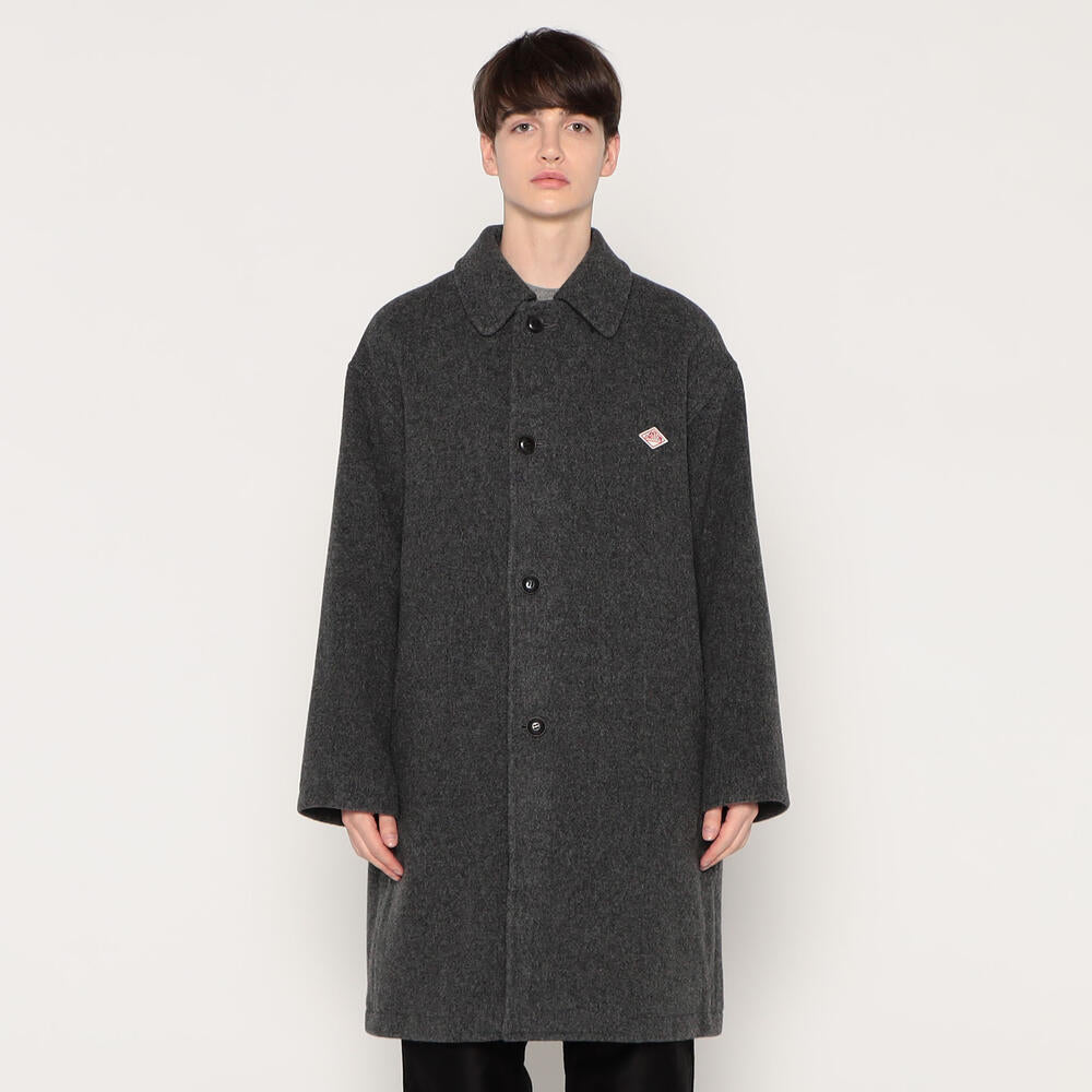 MEN'S WOOL LIGHT PILE LONG COAT