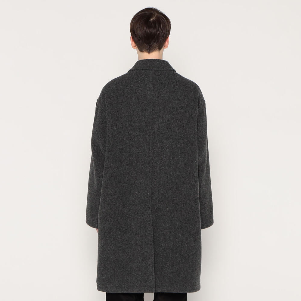 MEN'S WOOL LIGHT PILE LONG COAT