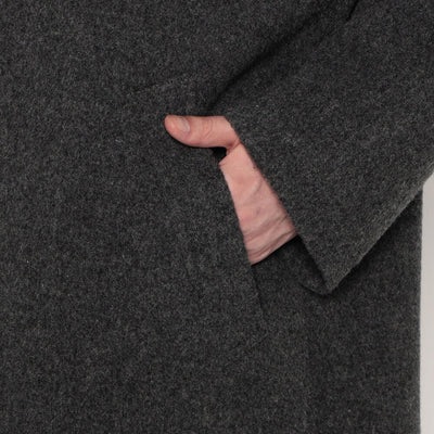MEN'S WOOL LIGHT PILE LONG COAT
