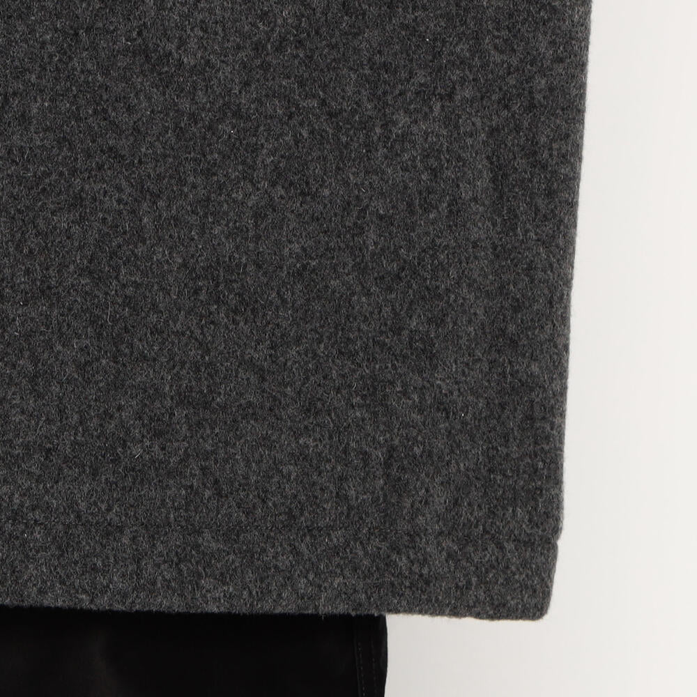 MEN'S WOOL LIGHT PILE LONG COAT