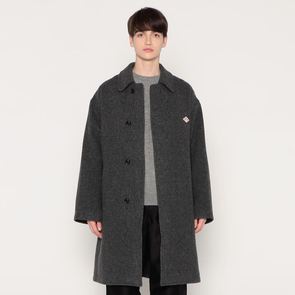 MEN'S WOOL LIGHT PILE LONG COAT