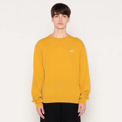 MEN'S LAMBSWOOL CREW NECK KNIT PULLOVER