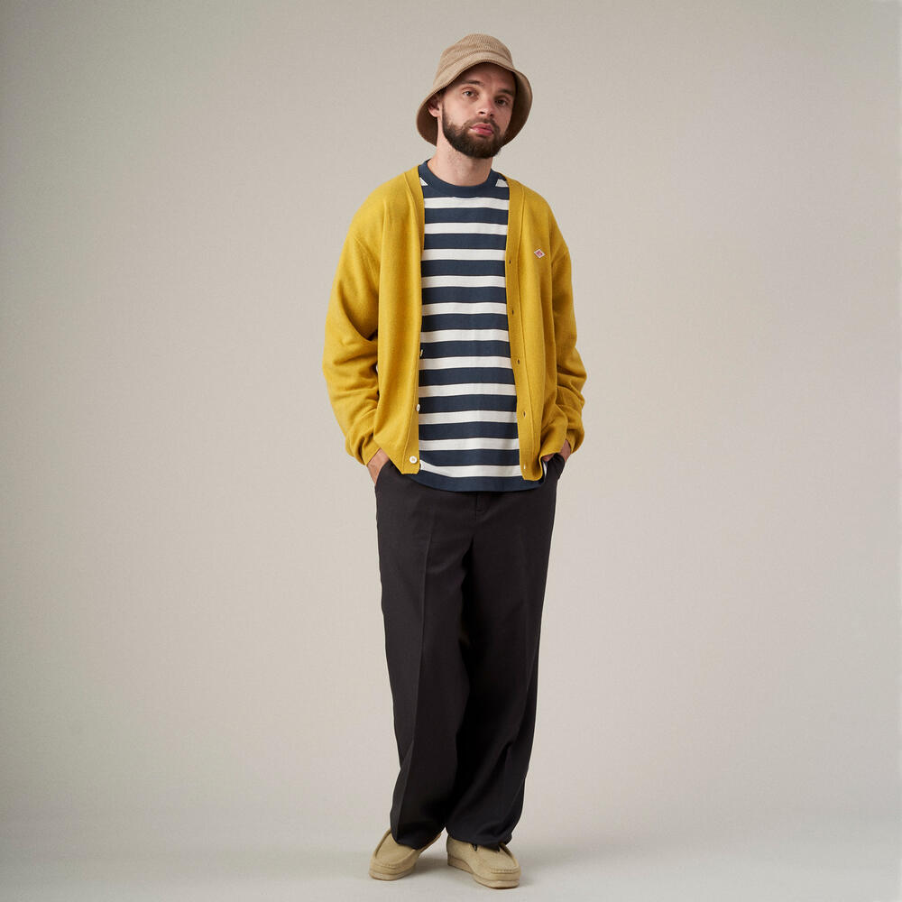 MEN'S LAMBSWOOL V NECK KNIT CARDIGAN