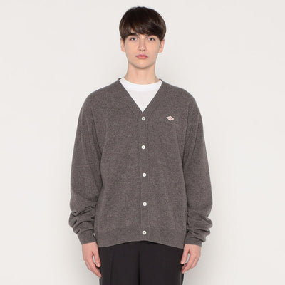 MEN'S LAMBSWOOL V NECK KNIT CARDIGAN