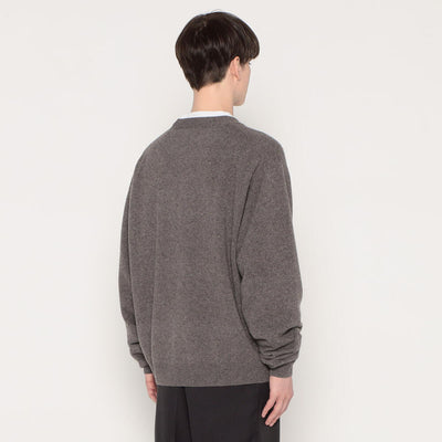MEN'S LAMBSWOOL V NECK KNIT CARDIGAN