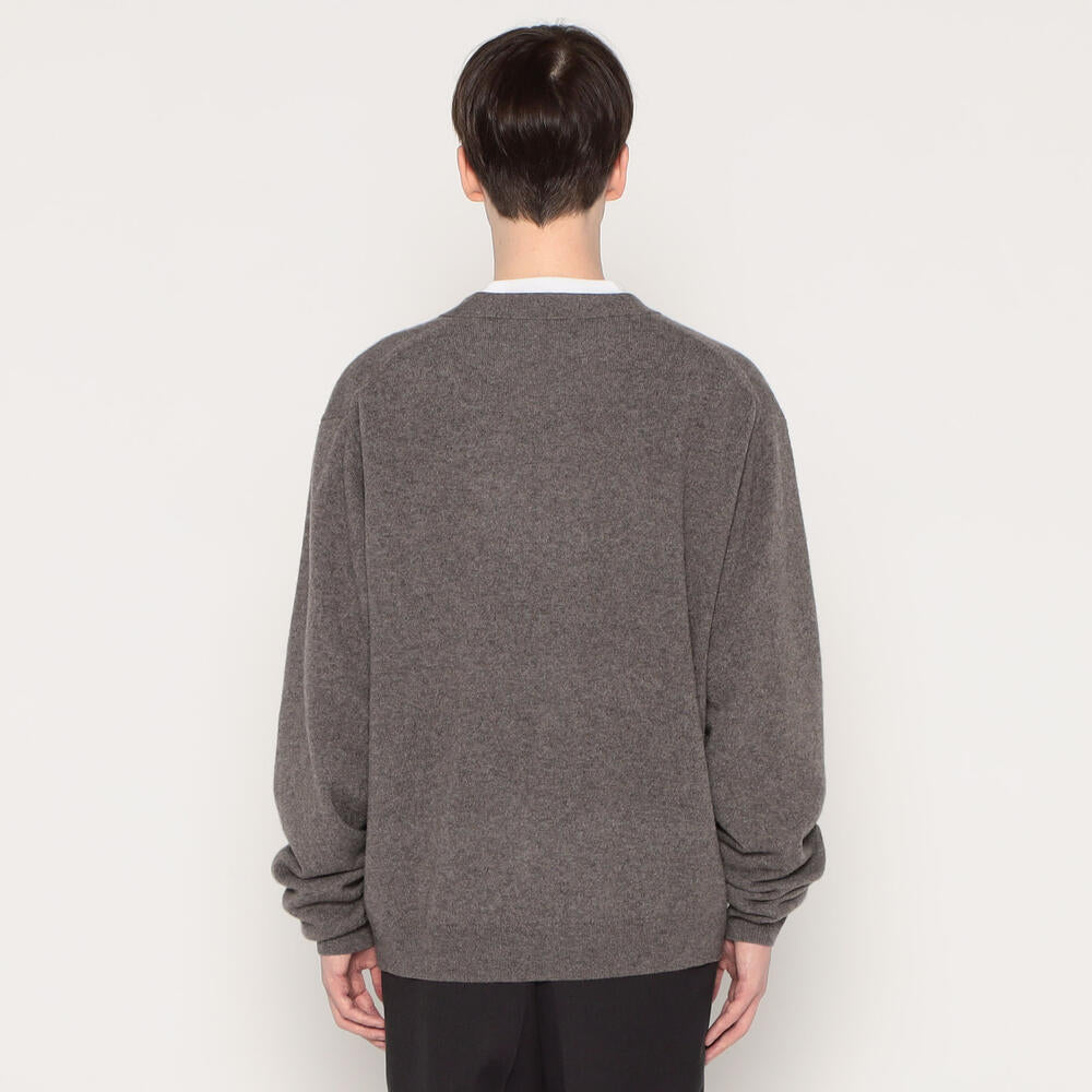 MEN'S LAMBSWOOL V NECK KNIT CARDIGAN